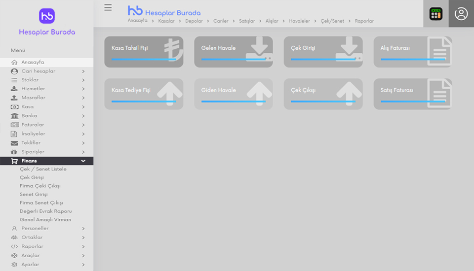 Dashboard Screenshot